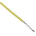 RS PRO Yellow 0.22 mm² Hook Up Wire 24 AWG 7/0.2 mm Core Strands 100 m Polytetrafluoroethylene 841-7364