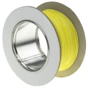 RS PRO Yellow 0.22 mm² Hook Up Wire 24 AWG 7/0.2 mm Core Strands 100 m Polytetrafluoroethylene 841-7364