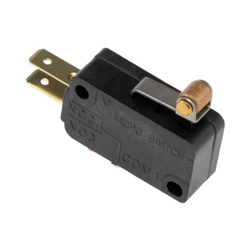 Honeywell Technologies Roller Lever Miniature Micro Switch, Quick Connect Terminal, 11A 125 V SPDT V7-7B17D8-201