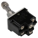 Honeywell Technologies Toggle Switch Panel Mount, DPDT, On-On Operation, Screw Terminal, 28V DC, 277V AC 2TL1-3D