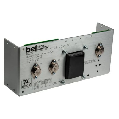BEL POWER SOLUTIONS INC Open Frame 3 Output Linear Power Supply 700A Output, 12 V, 53 W HCBB-75W-AG