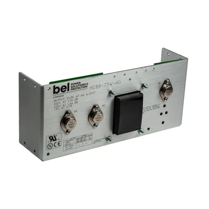 BEL POWER SOLUTIONS INC Open Frame 3 Output Linear Power Supply 700A Output, 12 V, 53 W HCBB-75W-AG