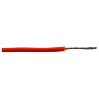 Alpha Wire Hook Up Wire PVC Series Orange 0.33 mm², 22 AWG, 7x0.25 mm Core Strands, 305 m, 300V, Flame Retardant 3051 OR001