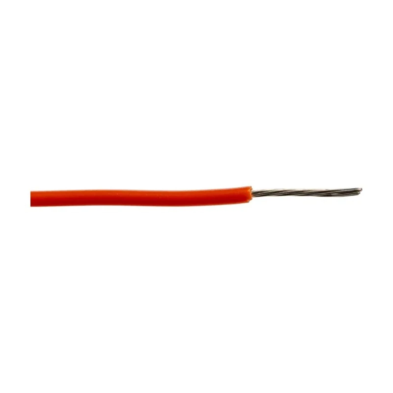 Alpha Wire Hook Up Wire PVC Series Orange 0.33 mm², 22 AWG, 7x0.25 mm Core Strands, 305 m, 300V, Flame Retardant 3051 OR001