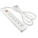Wiremold 6 Socket NEMA 5-15R Extension Lead 4.6 m Cable Length 120V 836-1467