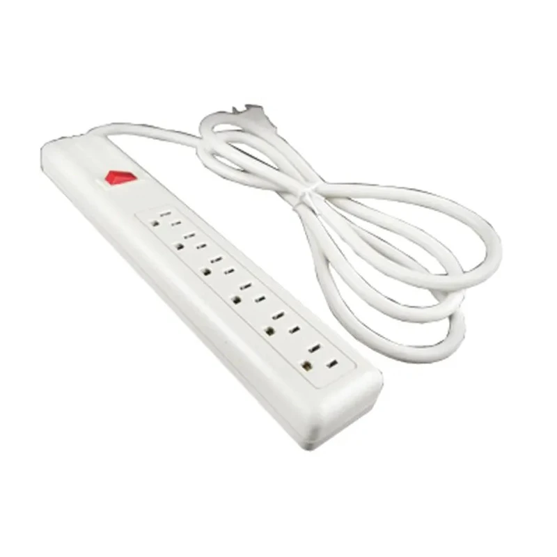 Wiremold 6 Socket NEMA 5-15R Extension Lead 4.6 m Cable Length 120V 836-1467