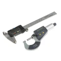 RS PRO Stainless Steel Imperial & Metric Rule, Micrometer and Digital Caliper Measuring Set 841-2521