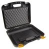 RS PRO Plastic Tool Box Black Yellow with 11 Compartments 387 mm x 130 mm x 340 mm 838-6529