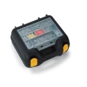 RS PRO Plastic Tool Box Black Yellow with 11 Compartments 387 mm x 130 mm x 340 mm 838-6529
