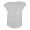 SMC Flat Silicon Rubber Vacuum Cup with Buffer Tube Outside Diameter 7mm ZP4010US