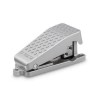 SMC Pneumatic Solenoid Valve Unlocked Locked Plunger Rc M5 x 0.8, 5 Port, 2 Positions, Nickel Plated Brass Body XT34