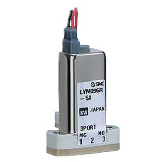 SMC Compact Direct Acting Polybutylene Terephthalate Body Solenoid Valve 3 Port 12V dc LVM095R-6A-6-Q