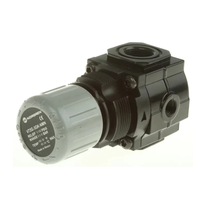 Norgren 3/8 in Threaded Pressure Relief Valve Zinc Body Neoprene Seal 10 bar NorgrenV74G