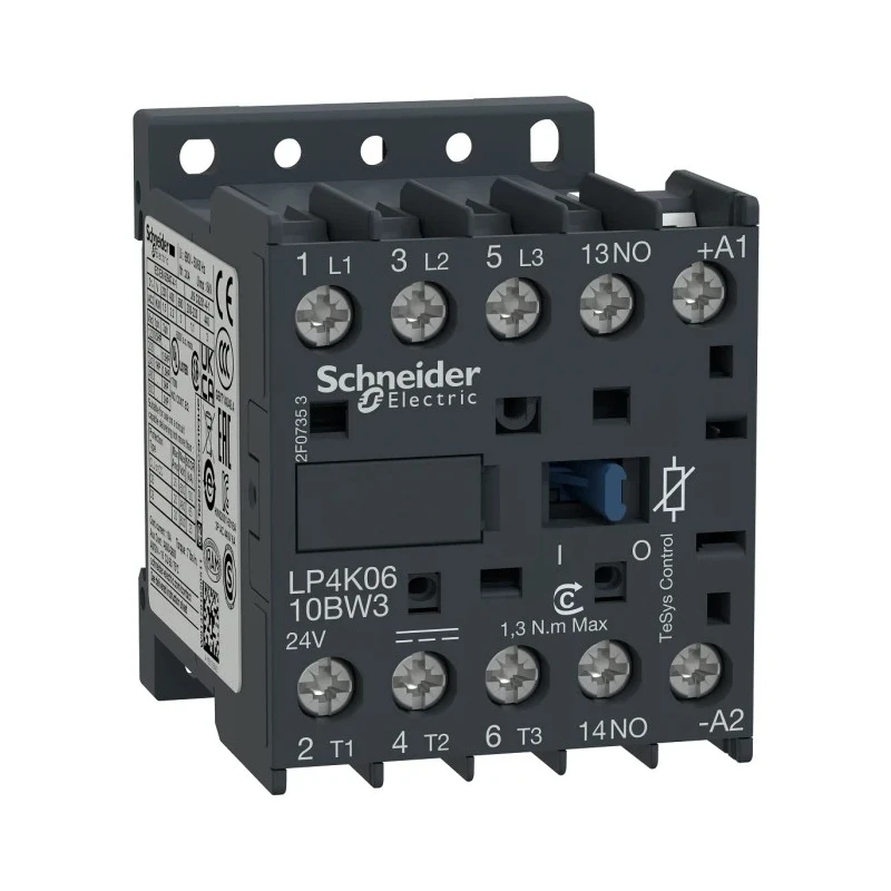 Schneider Electric LP4K Contactor 3-Pole 6A 3 kW 110V DC Coil Motor Control 