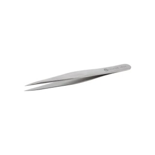 ideal-tek Stainless Steel 130mm Pointed Fine Strong Straight Tweezer MM.SA.6