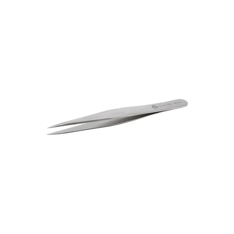 ideal-tek Stainless Steel 130mm Pointed Fine Strong Straight Tweezer MM.SA.6