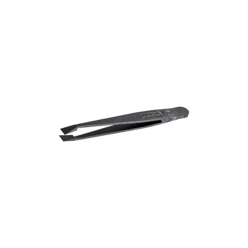 ideal-tek 115mm Plastic Polyamide Flat ESD Safe Tweezer 710.CF