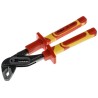 RS PRO Water Pump Plier, 240mm Overall, VDE/1000V Approved, Insulated Handle, Chrome Vanadium Steel 847-3771