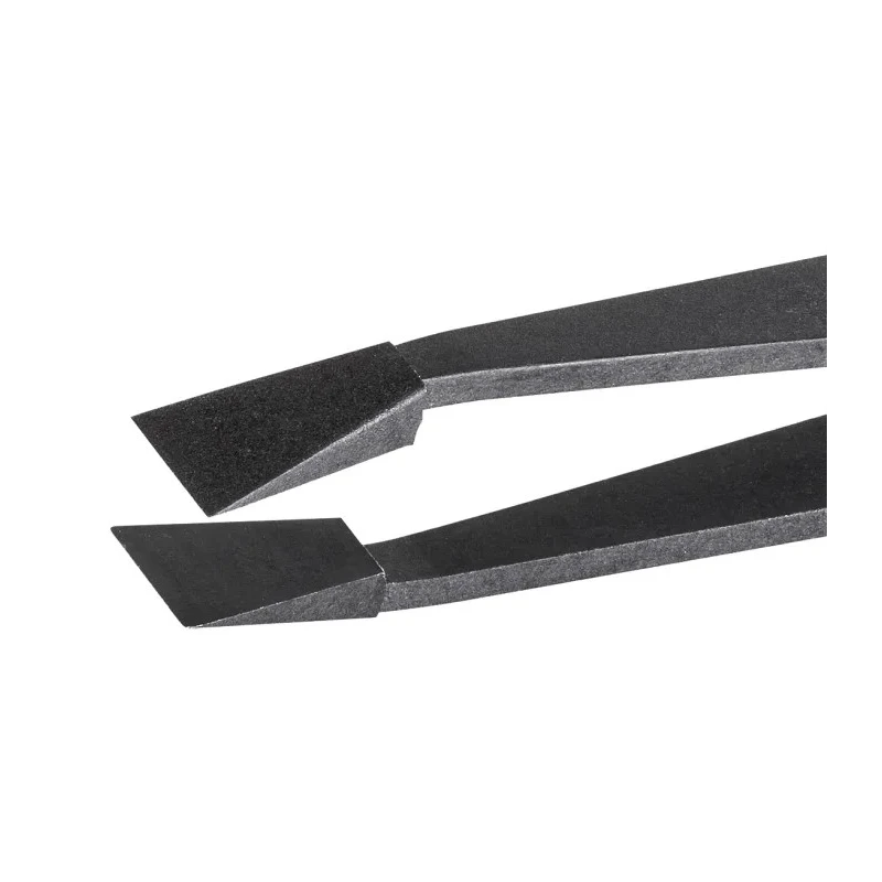 ideal-tek 115mm Plastic Polyamide Flat ESD Safe Tweezer 710.CF