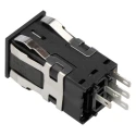 Honeywell Technologies AML Series Push Button Switch Front Panel Mount Rectangular Momentary Actuation SPDT IP67 AML21CBA2AA