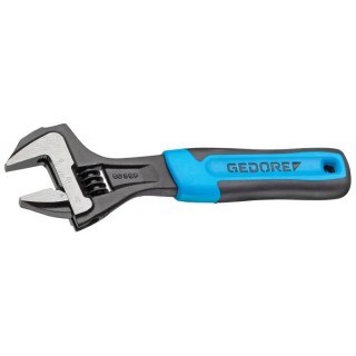 Gedore Adjustable Spanner Wrench 30 mm Jaw Capacity 254.5 mm Overall Length Plastic Handle 2171015