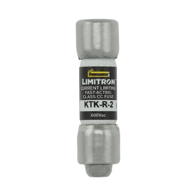 Eaton Melamine Body Fast Acting Cartridge Fuse 2A 600V AC 10 x 38 mm KTK-R-2