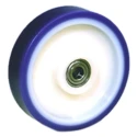LAG Blue White Polyurethane Trolley Wheel 150mm Diameter 400kg Load Capacity Polyamide Hub Ball Bearing 35020