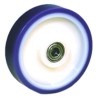 LAG Blue White Polyurethane Trolley Wheel 150mm Diameter 400kg Load Capacity Polyamide Hub Ball Bearing 35020