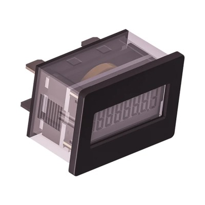 Trumeter 8 Digit LCD Hour Meter Panel Mount 7mm Digit Height 300V DC 85°C 3410-2010