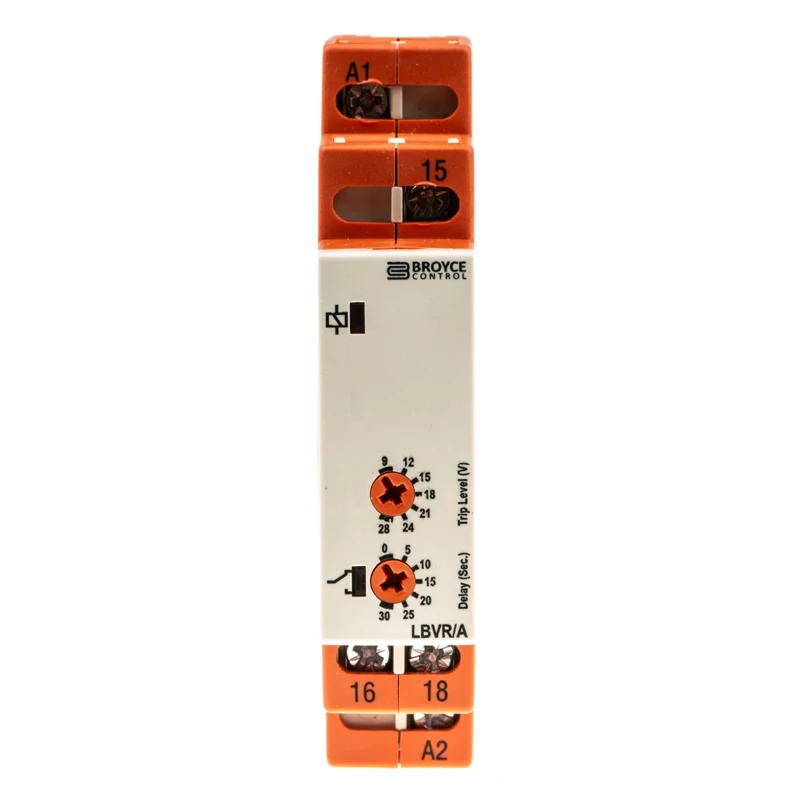 Broyce Control Monitoring Relay 3 Phase SPDT DIN Rail 24 V dc LBVR/A 12-24VDC