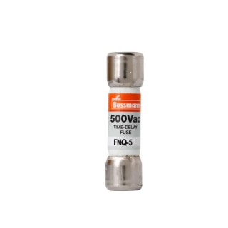 Eaton 5A T Fibre Cartridge Fuse 500V AC 10 x 38 mm FNQ-5