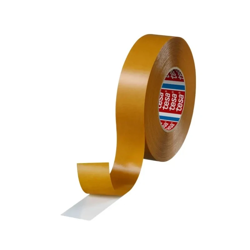 Tesa White Double Sided Plastic Tape 38mm x 50m, 13.6N/cm Adhesion, 38N/cm Tensile Strength, PVC Backing 04970-00153-00