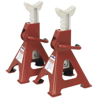 RS PRO Axle Stand 287 mm - 427 mm 3 Ton Load Capacity Ratchet-Operated Cast Iron 851-7565