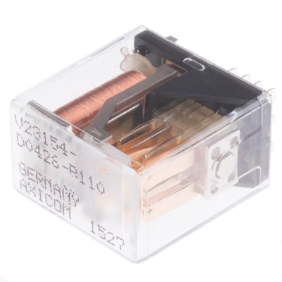 TE Connectivity Surface Signal Relay 48V DC Coil 2A Switching Current 4PST Contact Configuration V23154D 426B110 5-1393807-7