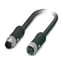 PHOENIX CONTACT Sensor Actuator Cable Male 5 Way M12 to Female 5 Way M12, 5 m, PEX Jacket, 60V, IP65, Model 1407338