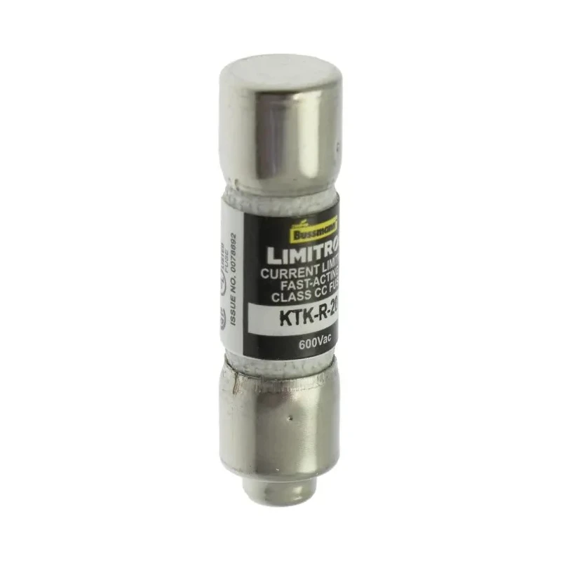 Eaton 20A Fast Acting Melamine Cartridge Fuse 10 x 38 mm, 600V AC KTK-R-20