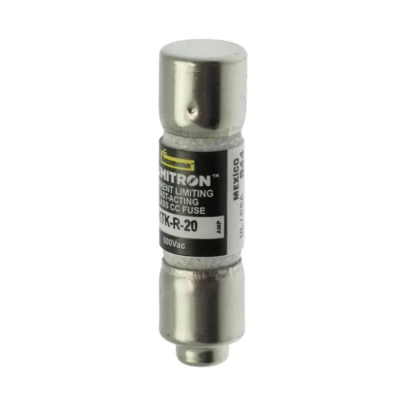 Eaton 20A Fast Acting Melamine Cartridge Fuse 10 x 38 mm, 600V AC KTK-R-20
