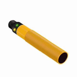 Banner Through Beam Photoelectric Sensor, Barrel Style, 20 m Detection Range, PNP Output, IP67 and IP69K Rated S18SP6RQ
