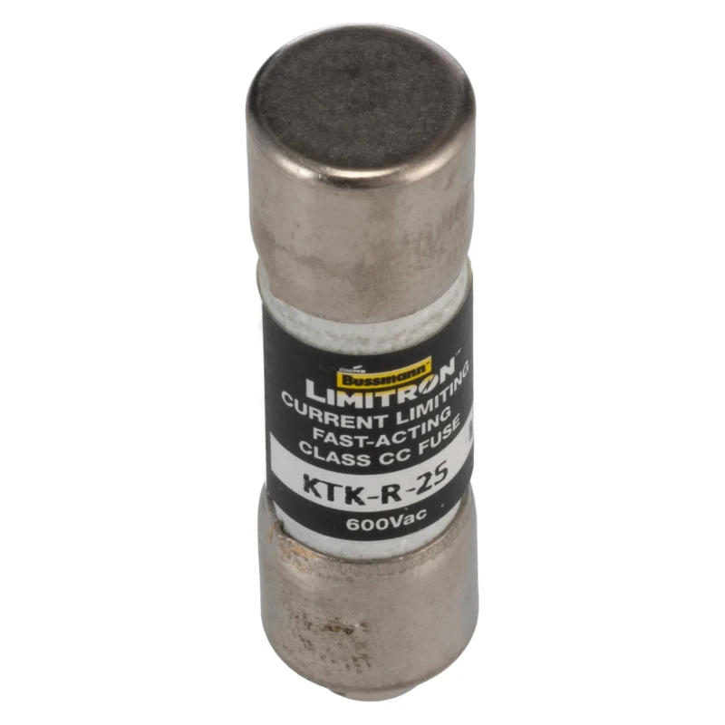 Eaton 25A Fast Acting Melamine Cartridge Fuse 10 x 38 mm 600V AC KTK-R-25
