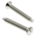 RS PRO Slot Raised (Countersunk) Steel Machine Screw 25 mm M3.5 850-7455