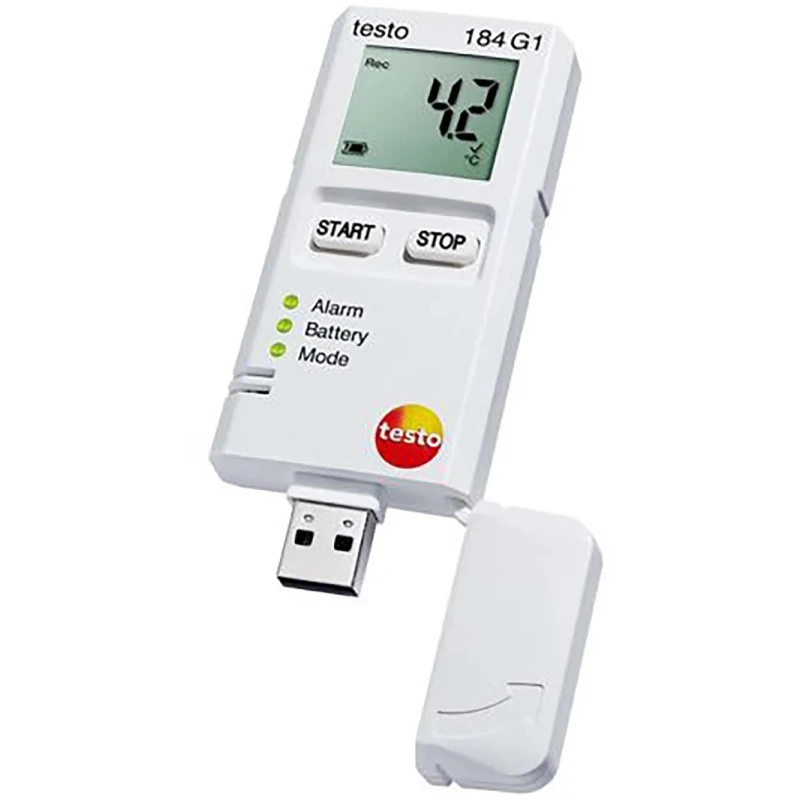 Testo 184-G1 Temperature Data Logger NFC USB 5 Channel Portable Accurate 97x44x12mm 4 Months Battery Life 0572 1846