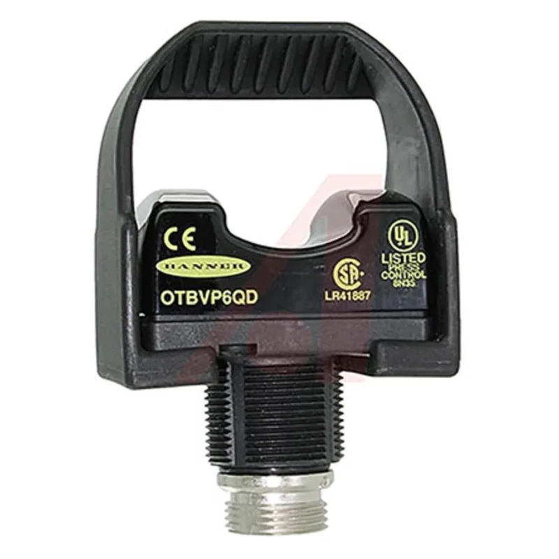 Banner Illuminated Push Button Switch, Momentary, Panel Mount, Red LED, IP66, 30 V, 7A SPDT, 60x44x36 mm OTBVP6QD