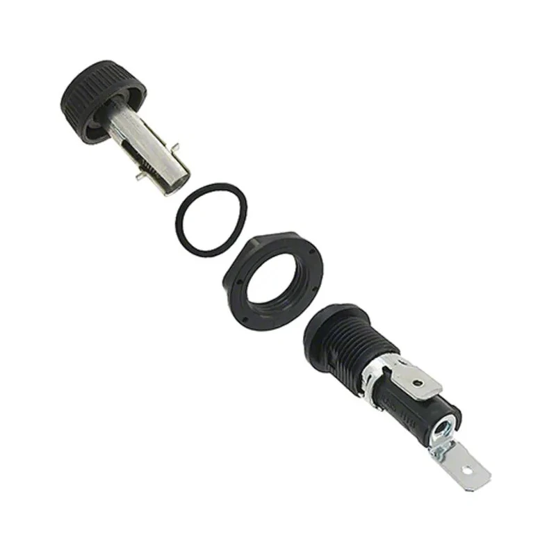 Eaton 16A Panel Mount Fuse Holder 1P Pole for 5 x 20 mm Fuses Thermoplastic Body HTB-28M-R