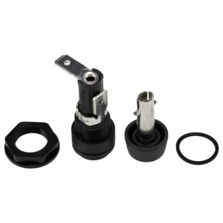 Eaton 16A Panel Mount Fuse Holder, 1 Pole, Compatible with 5 x 20 mm Fuses, 250V HTB-48M-R