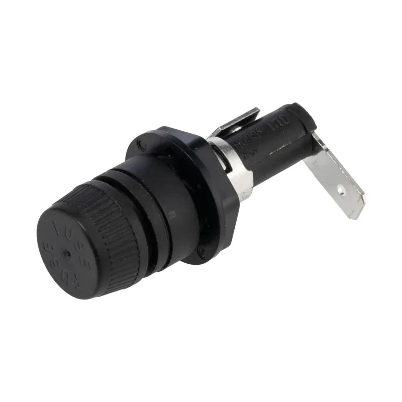 Eaton 16A Panel Mount Fuse Holder, 1 Pole, Compatible with 5 x 20 mm Fuses, 250V HTB-48M-R