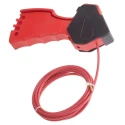 RS PRO Red and Black 6-Lock ABS Nylon Steel Squeezer Multi-Purpose Cable Lockout 8mm Shackle Diameter 862-5187
