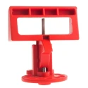 RS PRO Red 1-Lock Lockout Stainless Steel, Brass, ABS Circuit Breaker Lockout 862-5219