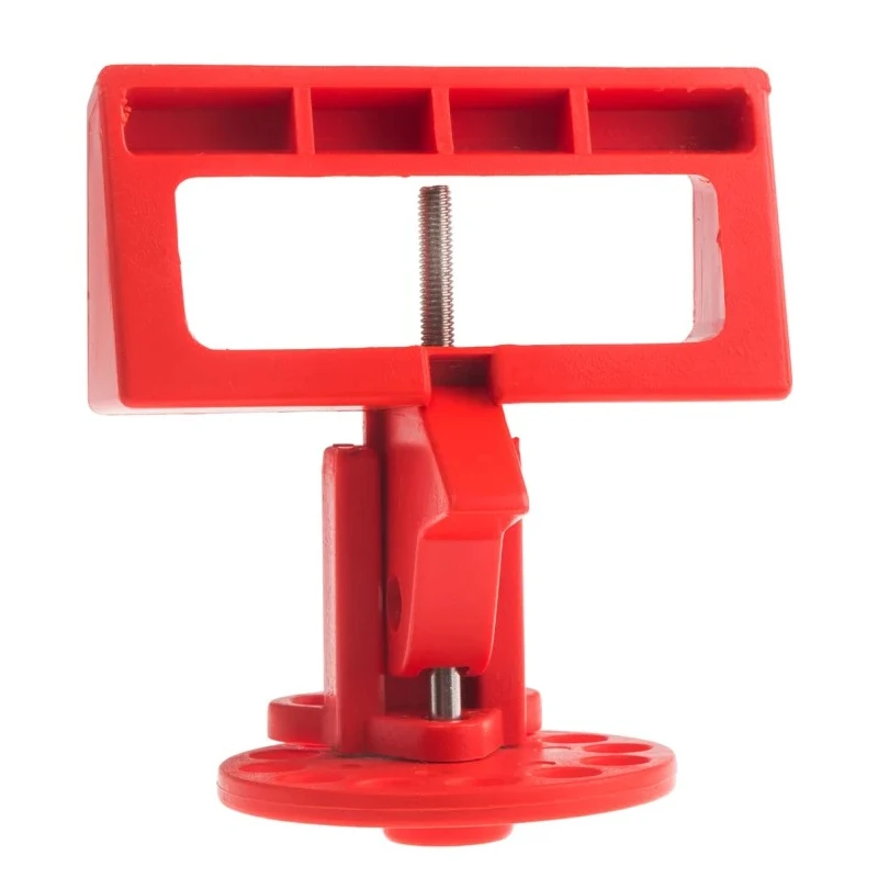 RS PRO Red 1-Lock Lockout Stainless Steel, Brass, ABS Circuit Breaker Lockout 862-5219