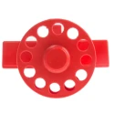 RS PRO Red 1-Lock Lockout Stainless Steel, Brass, ABS Circuit Breaker Lockout 862-5219