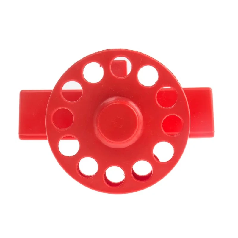 RS PRO Red 1-Lock Lockout Stainless Steel, Brass, ABS Circuit Breaker Lockout 862-5219
